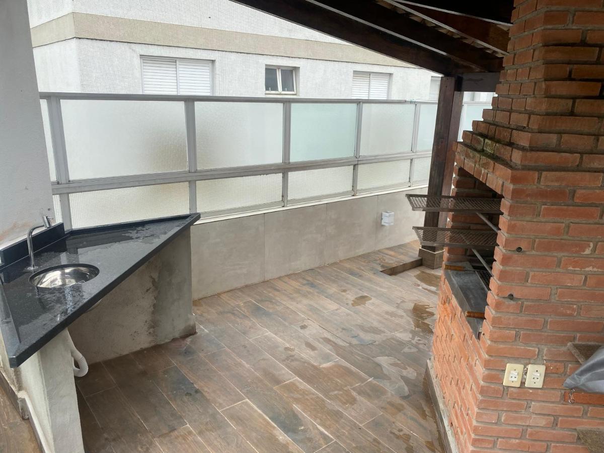 Cobertura Guaruja Apto Com Jacuzzi E Churrasqueira Ngoại thất bức ảnh