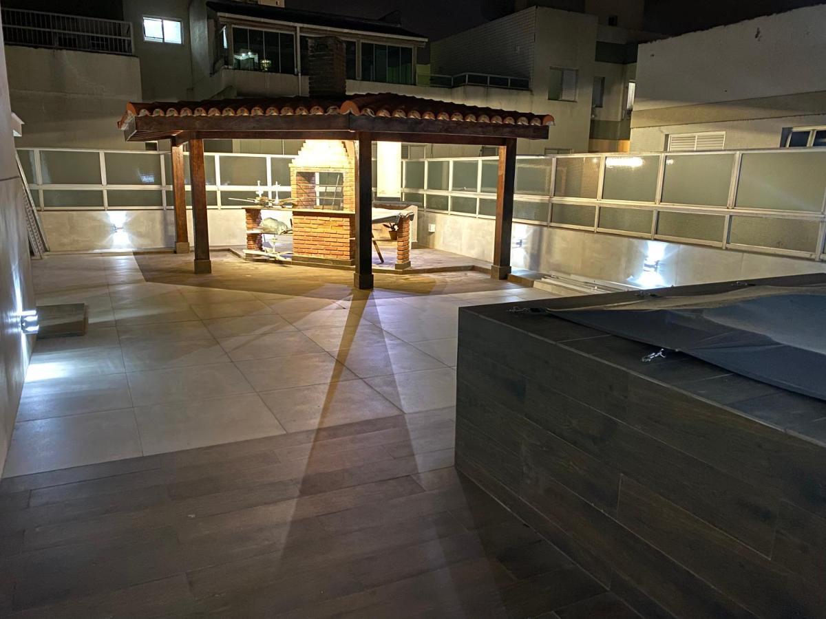 Cobertura Guaruja Apto Com Jacuzzi E Churrasqueira Ngoại thất bức ảnh