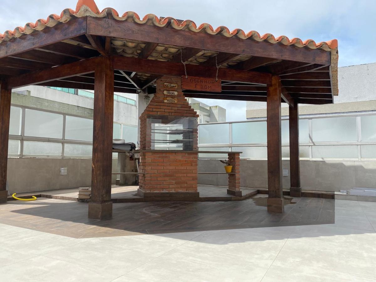 Cobertura Guaruja Apto Com Jacuzzi E Churrasqueira Ngoại thất bức ảnh